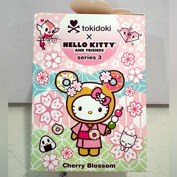 Hello Kitty Tokidoki Hello Kitty and Friends Series 3 Cherry Blossom NWT NIB HTF - Picture 1 of 4